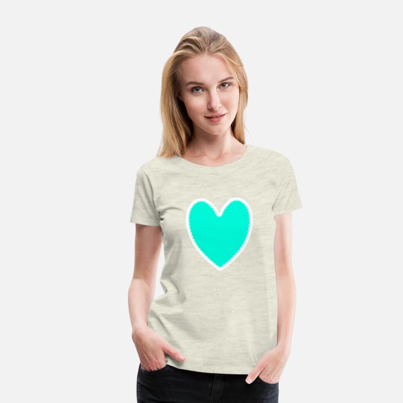 Soft Green Heart Shape Isolated