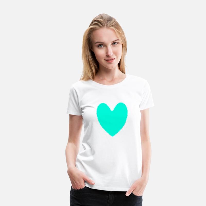 Soft Green Heart Shape Isolated