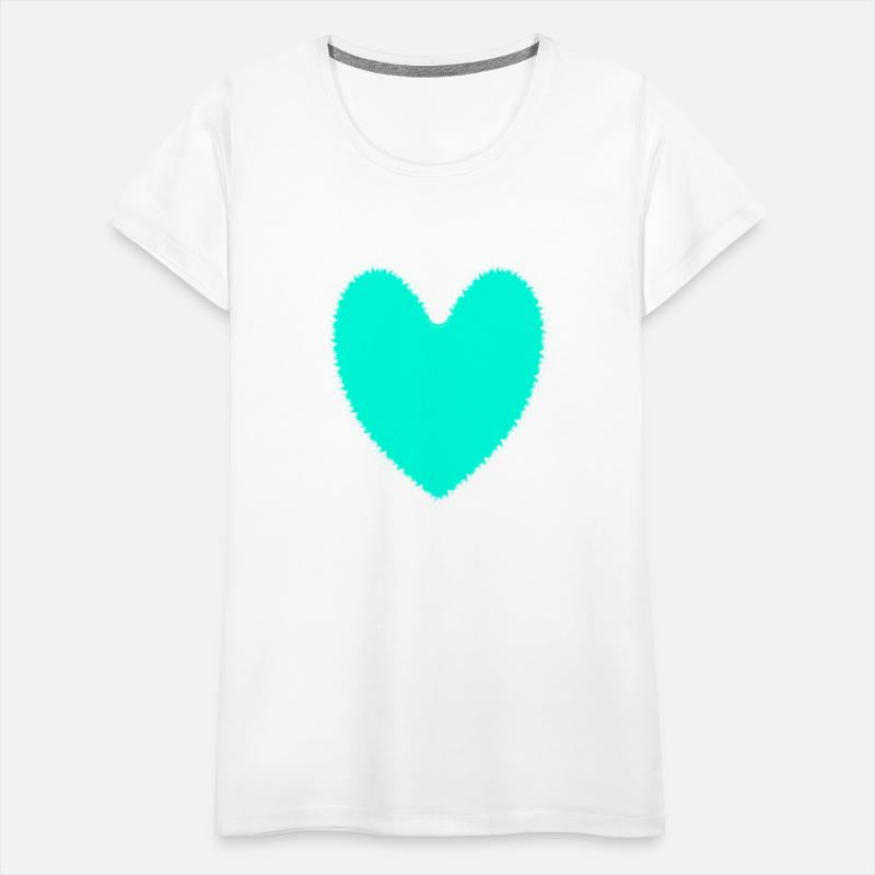Soft Green Heart Shape Isolated