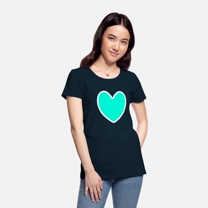 Soft Green Heart Shape Isolated