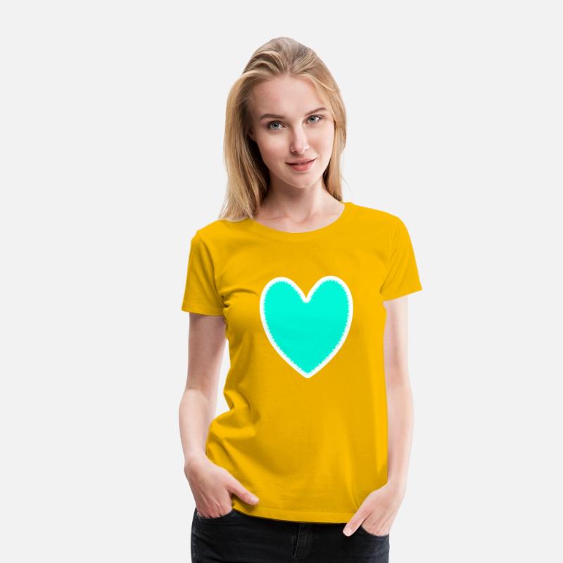 Soft Green Heart Shape Isolated
