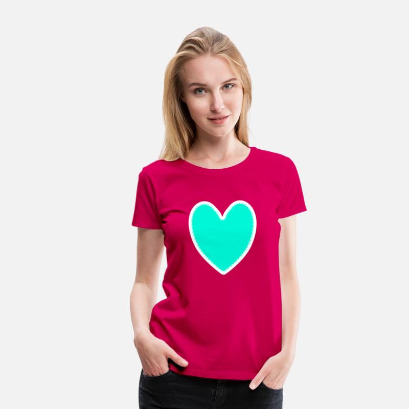 Soft Green Heart Shape Isolated