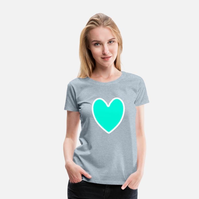 Soft Green Heart Shape Isolated