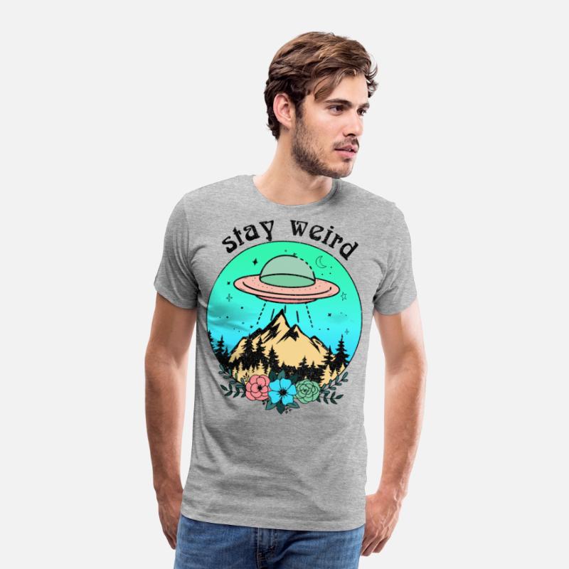 Stay weird UFO art