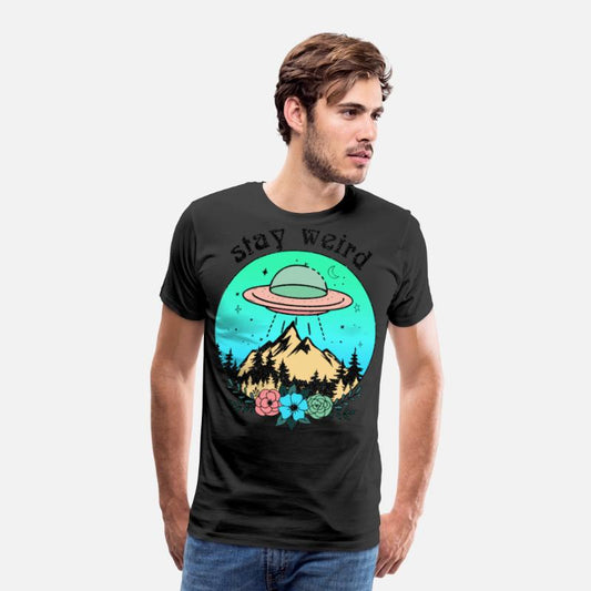 Stay weird UFO art