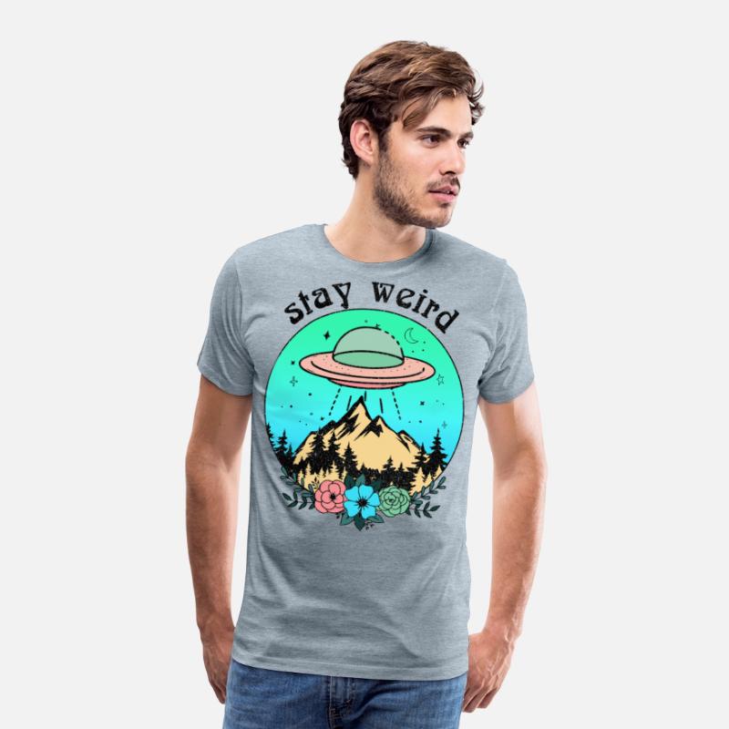 Stay weird UFO art