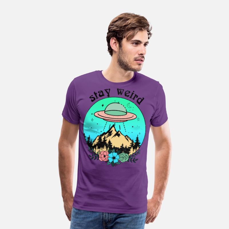 Stay weird UFO art