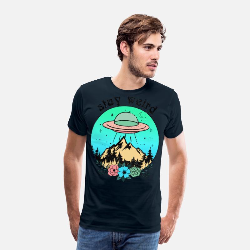 Stay weird UFO art