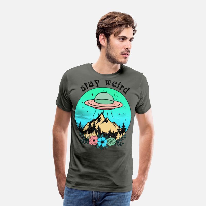Stay weird UFO art