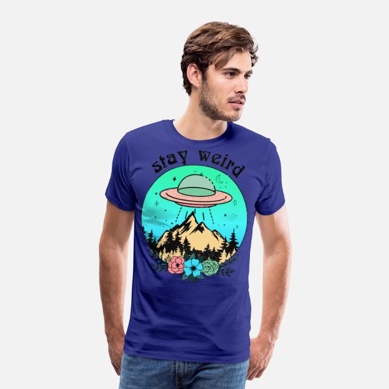 Stay weird UFO art