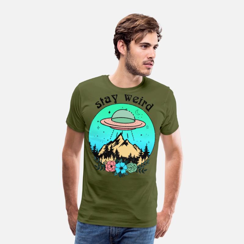 Stay weird UFO art