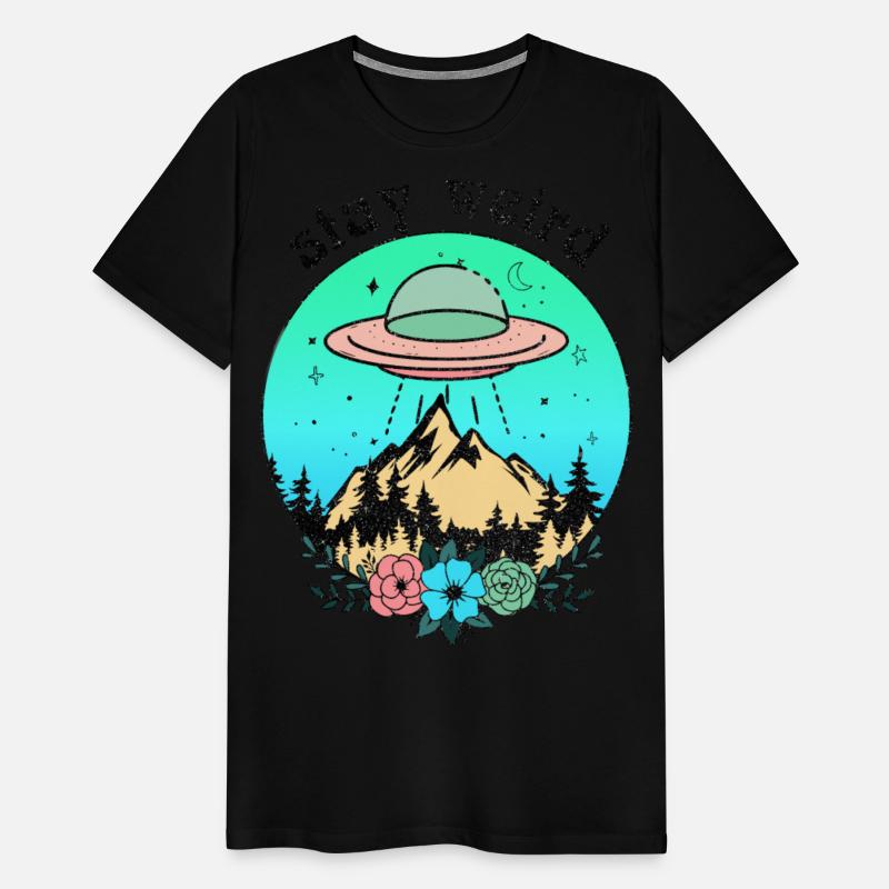 Stay weird UFO art