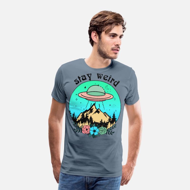 Stay weird UFO art
