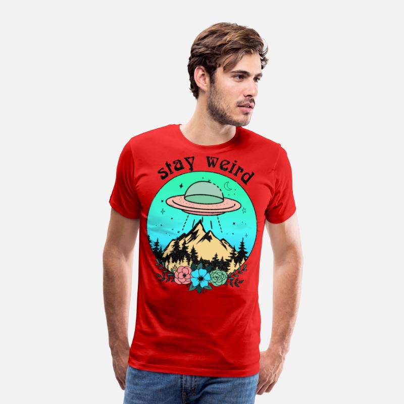 Stay weird UFO art