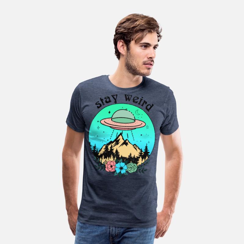 Stay weird UFO art