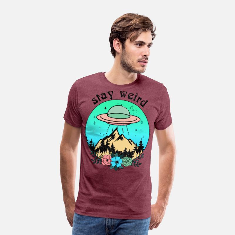 Stay weird UFO art