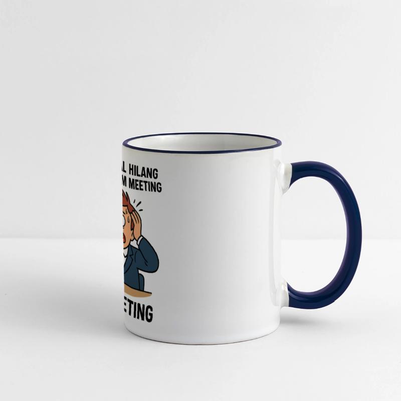 Stressful Video Conference Illustration