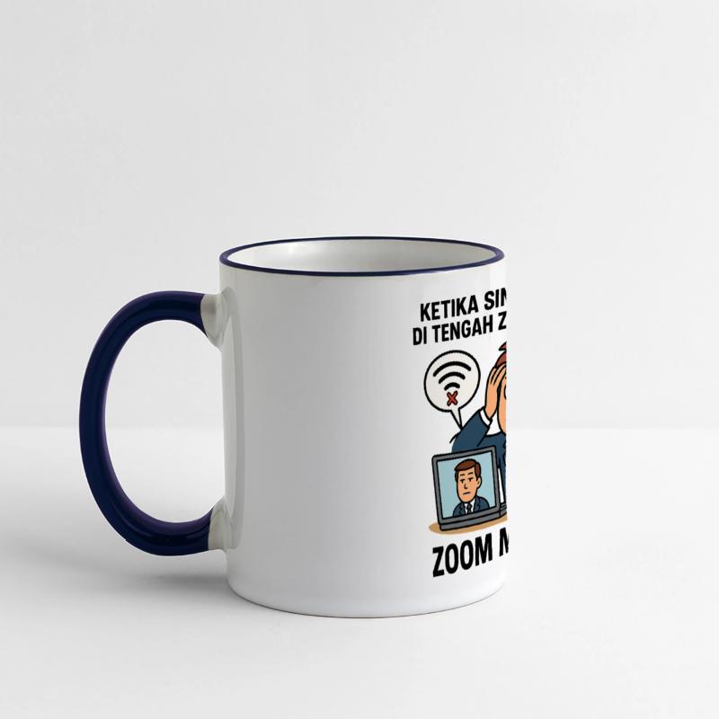 Stressful Video Conference Illustration