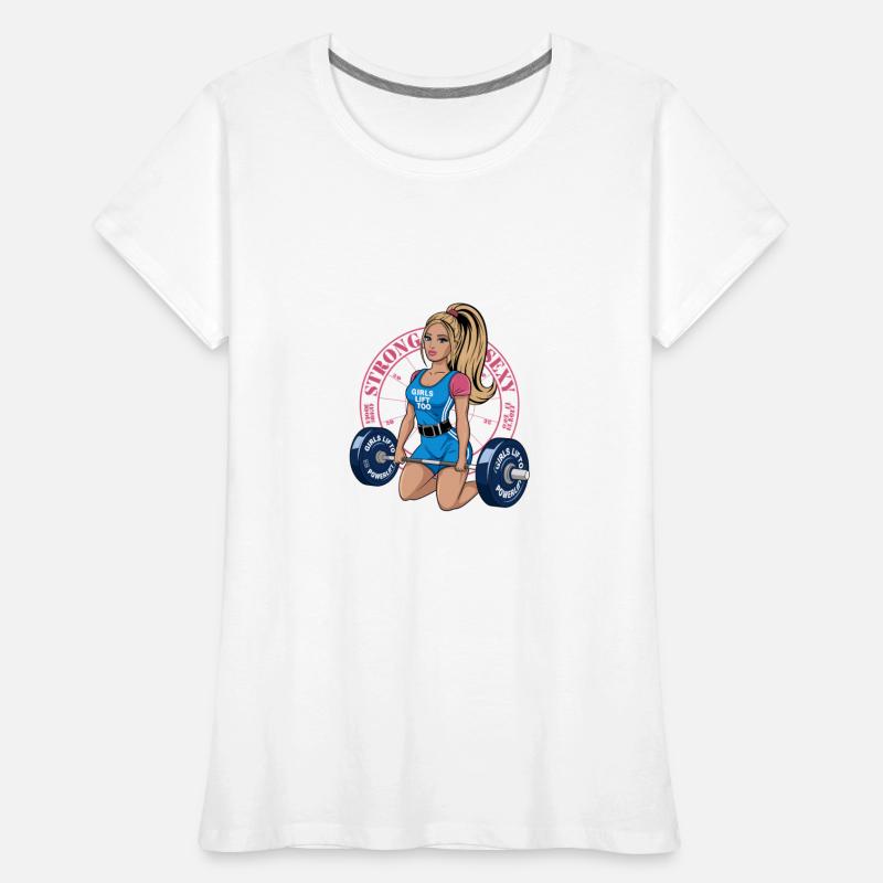 Strong Gym Woman Girls Lift Too Power