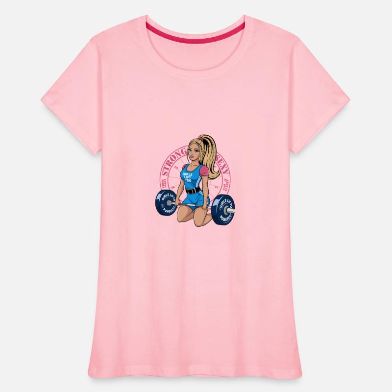 Strong Gym Woman Girls Lift Too Power