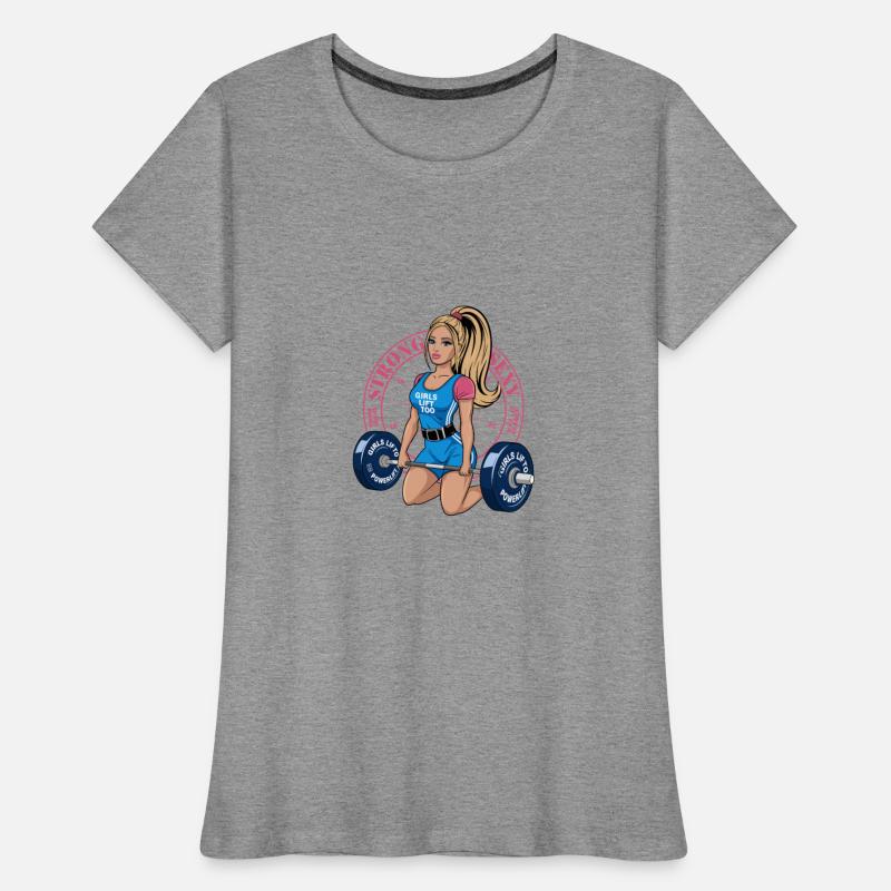 Strong Gym Woman Girls Lift Too Power