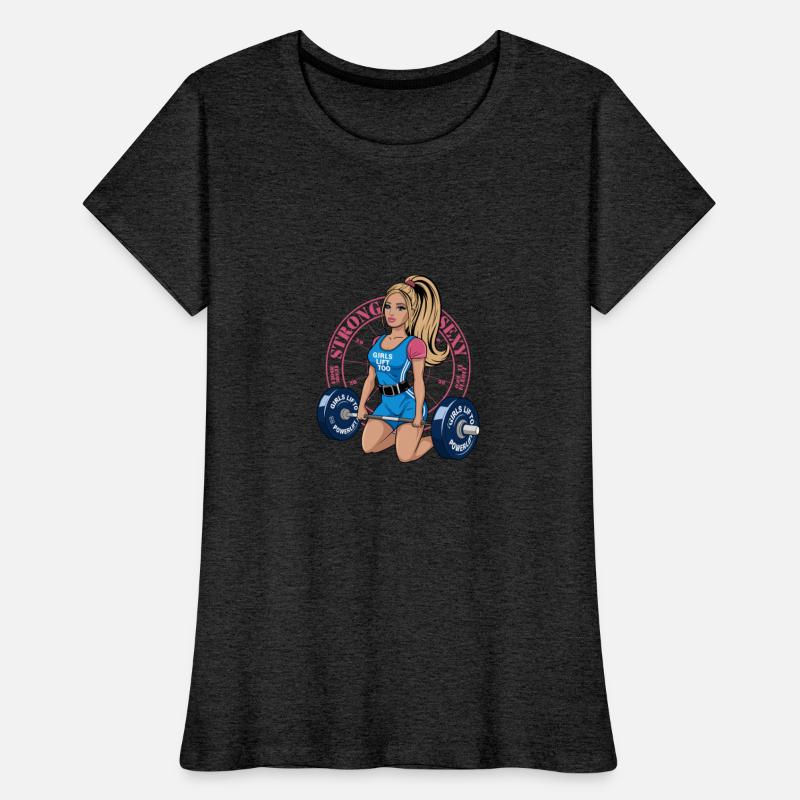 Strong Gym Woman Girls Lift Too Power