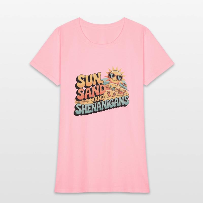 Sun Sand and Shenanigans Retro Beach