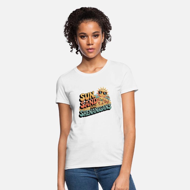 Sun Sand and Shenanigans Retro Beach