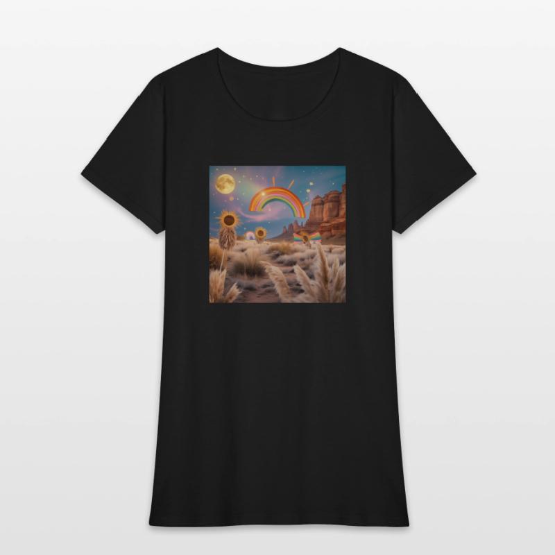 Sunflowers and Moonlit Rainbows