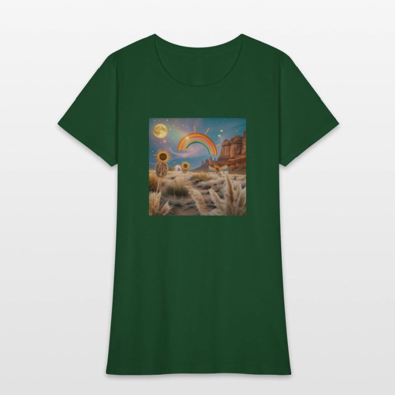 Sunflowers and Moonlit Rainbows