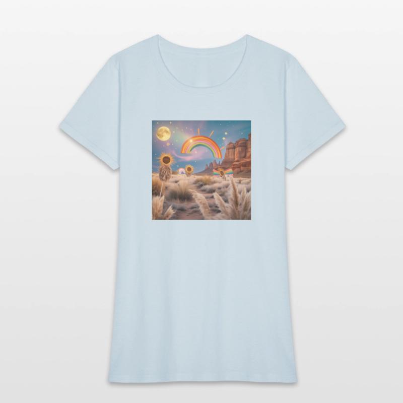 Sunflowers and Moonlit Rainbows