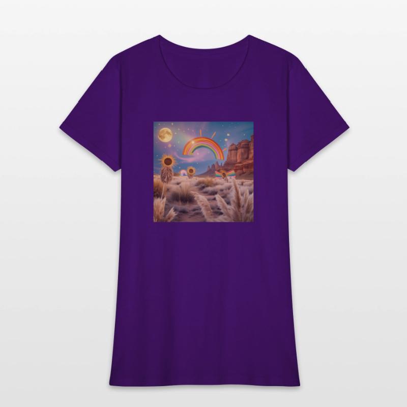 Sunflowers and Moonlit Rainbows