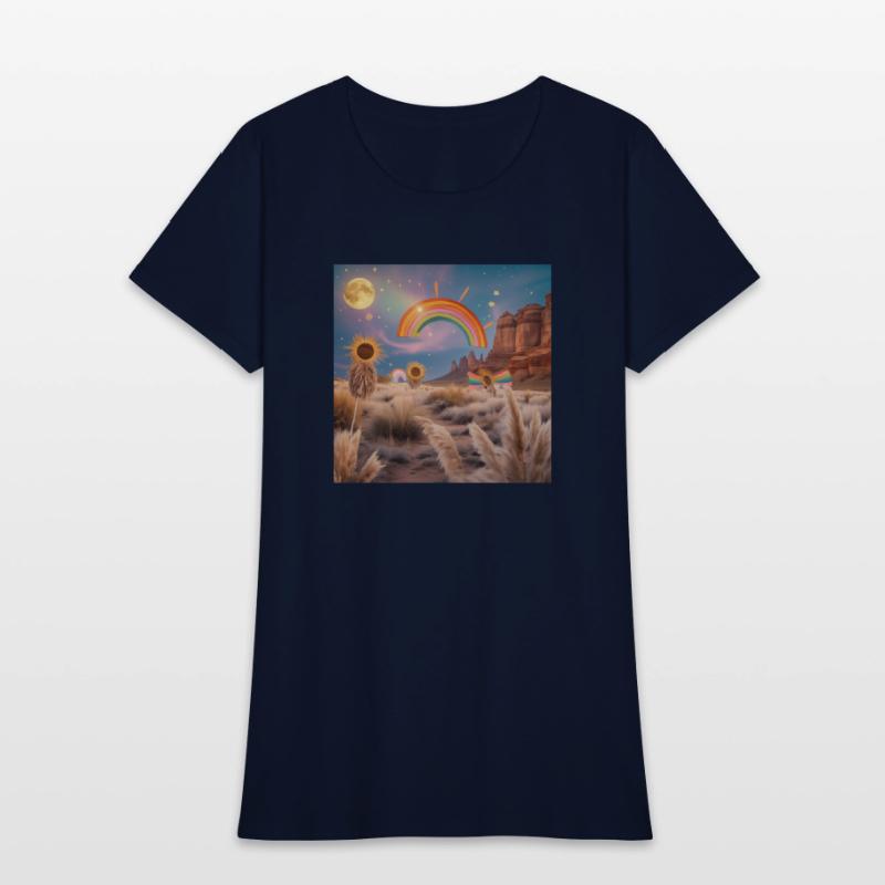 Sunflowers and Moonlit Rainbows