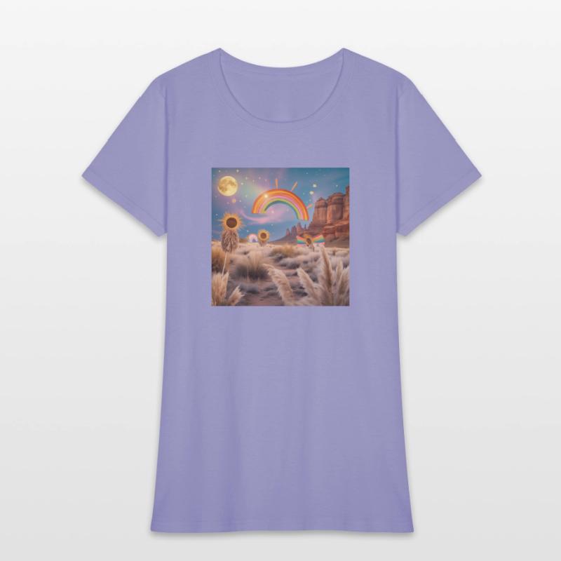 Sunflowers and Moonlit Rainbows