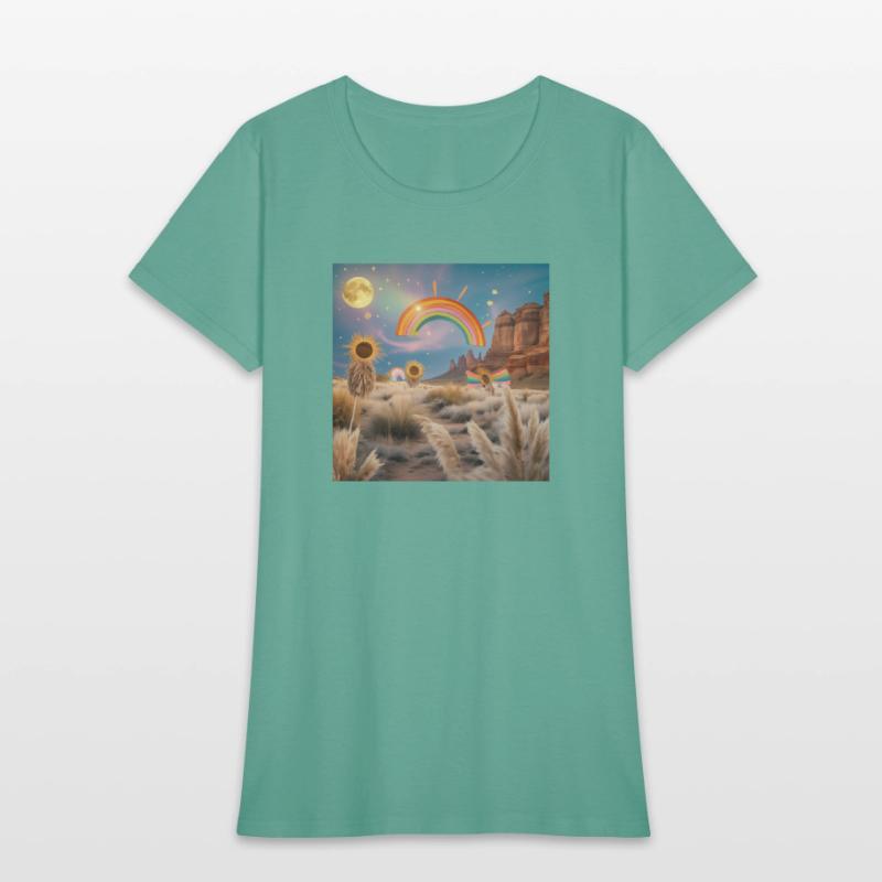 Sunflowers and Moonlit Rainbows