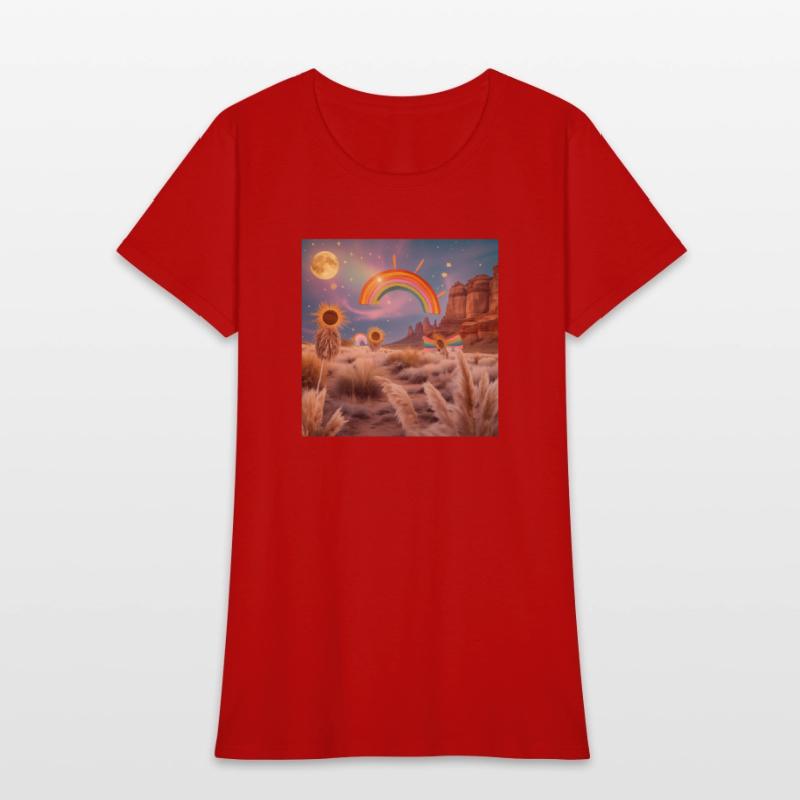 Sunflowers and Moonlit Rainbows