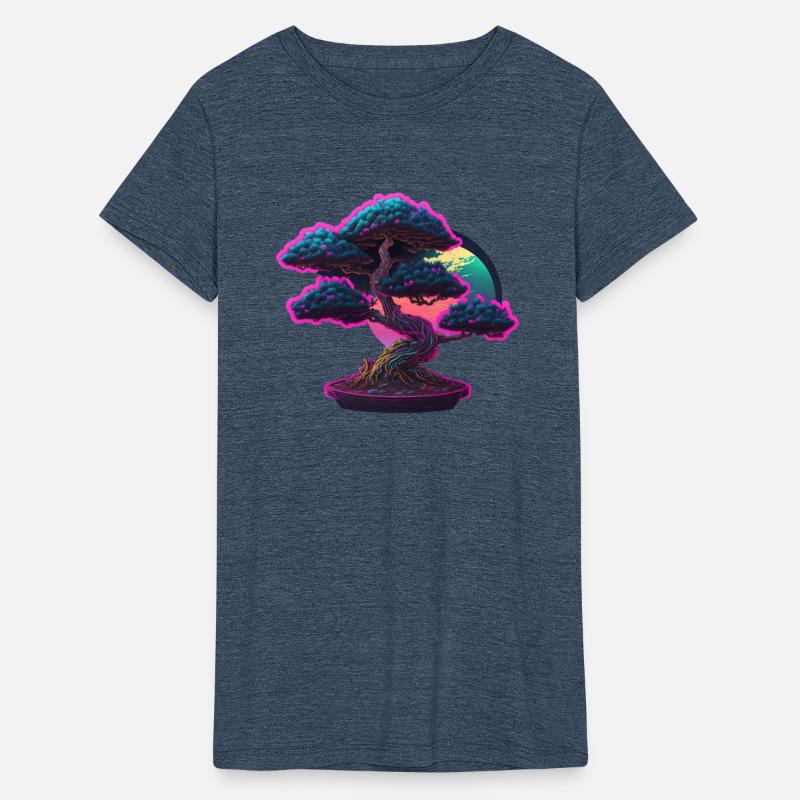 Synthwave Bonsai Tree