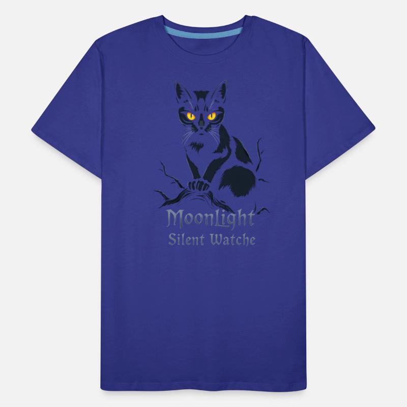 T shirt graphic featuring a black cat