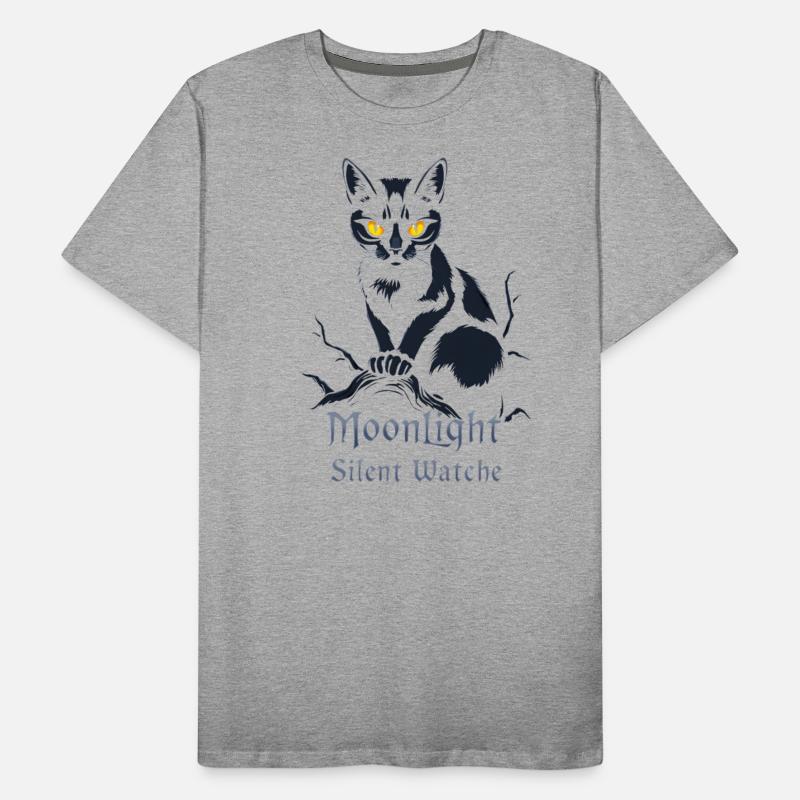 T shirt graphic featuring a black cat