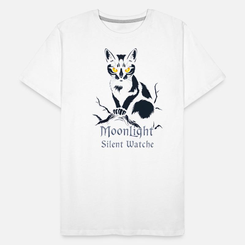 T shirt graphic featuring a black cat