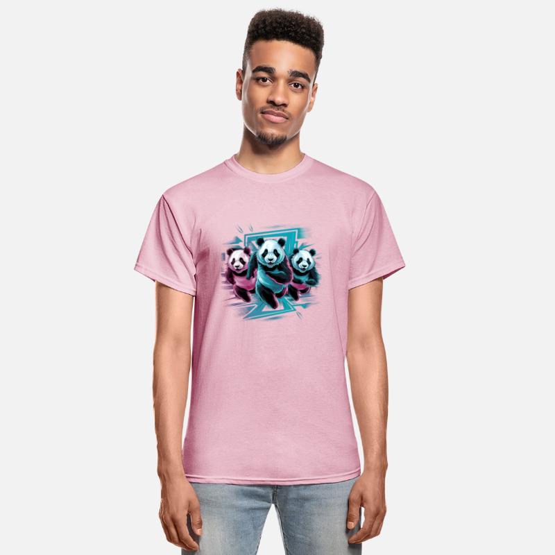 Team Player Three Big Panda Running