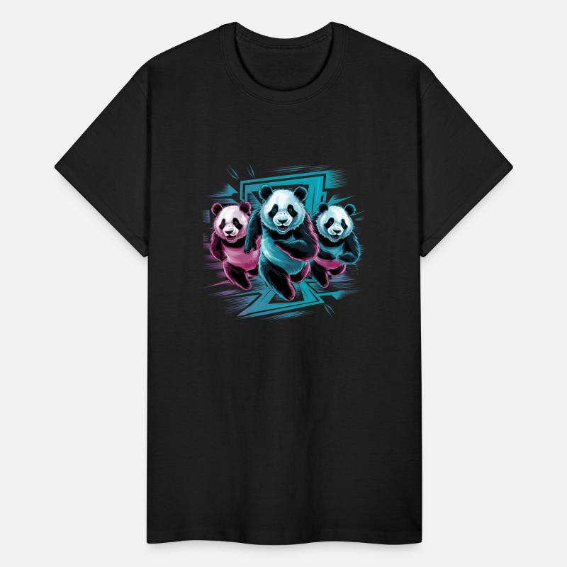 Team Player Three Big Panda Running