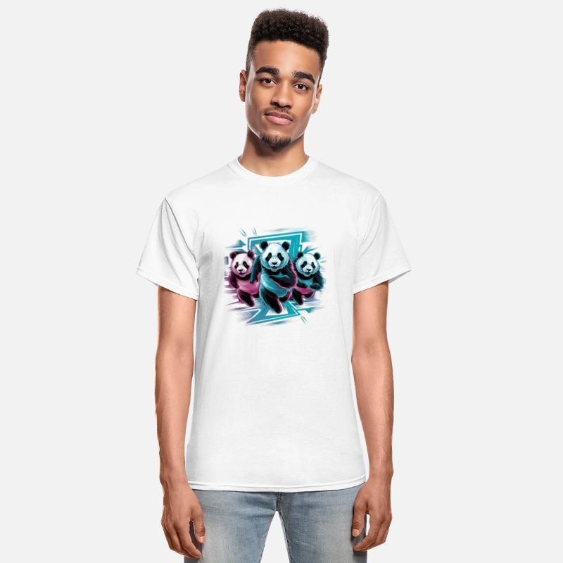 Team Player Three Big Panda Running