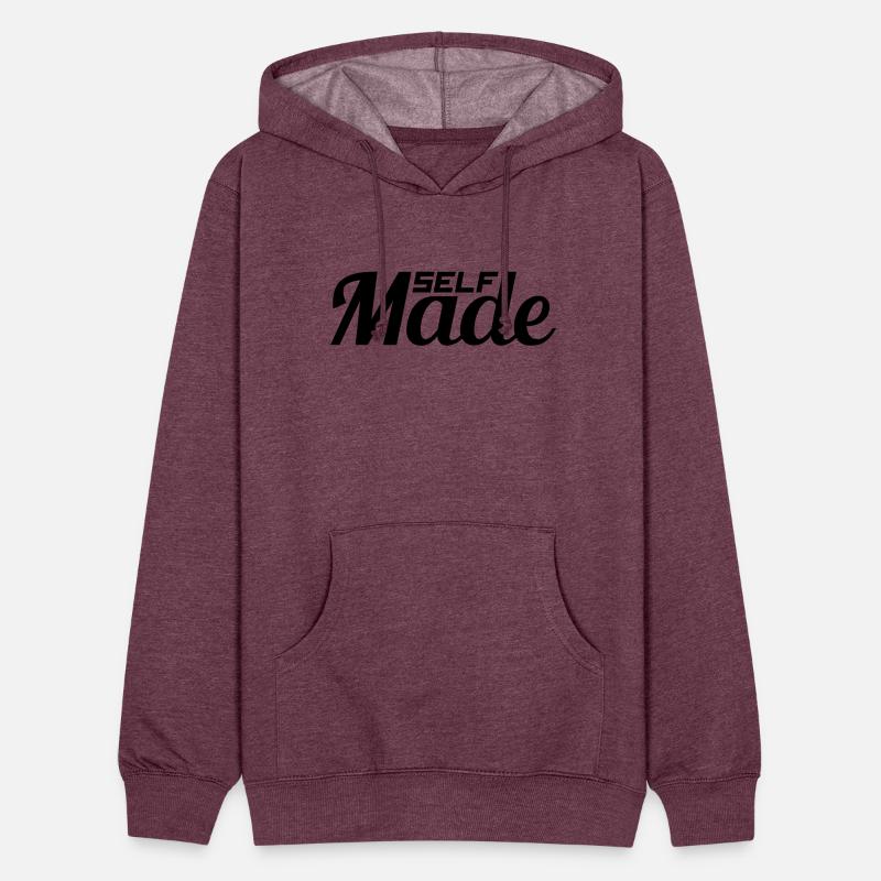 text successful shield logo rich self made man mil