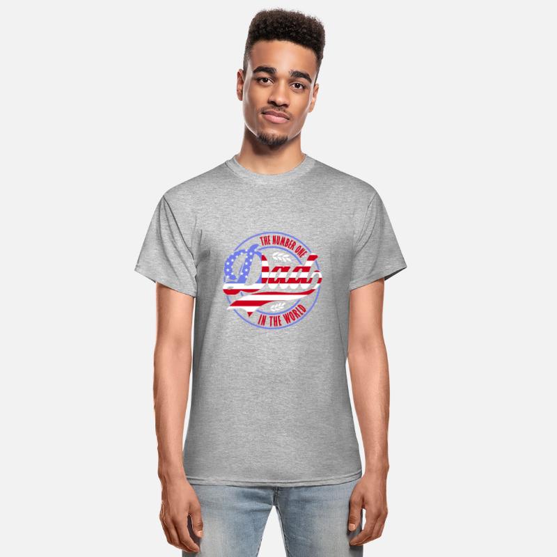 The Number One Dad Patriotic American Flag