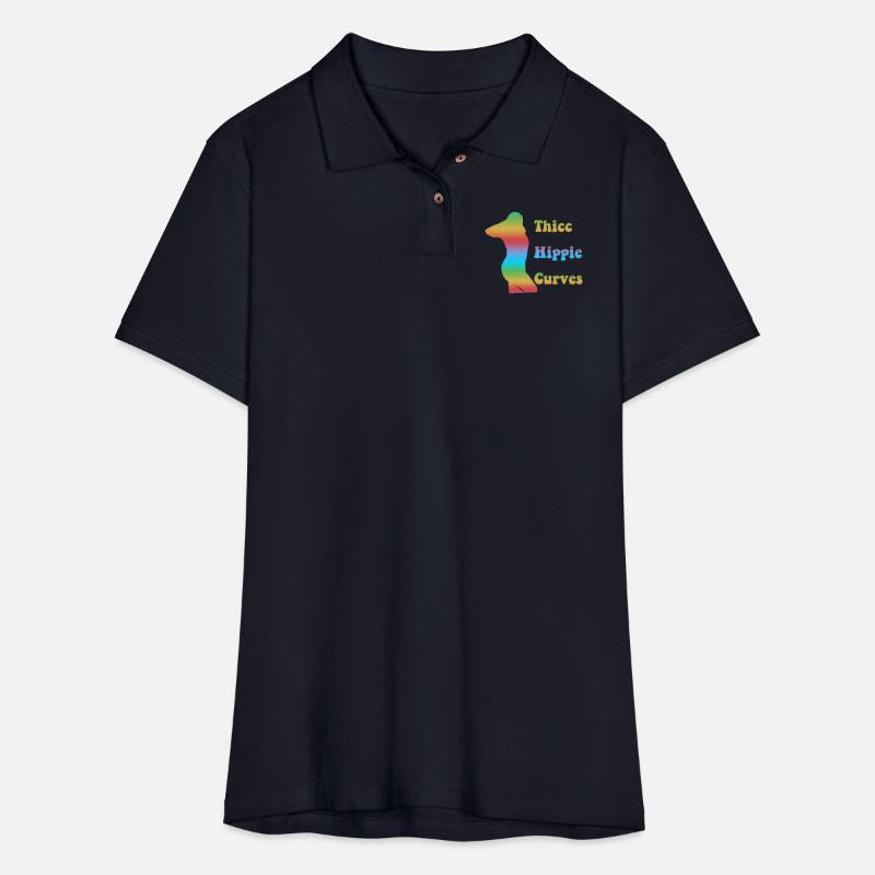 Thicc Hippie Curves Funny Girl Apparel