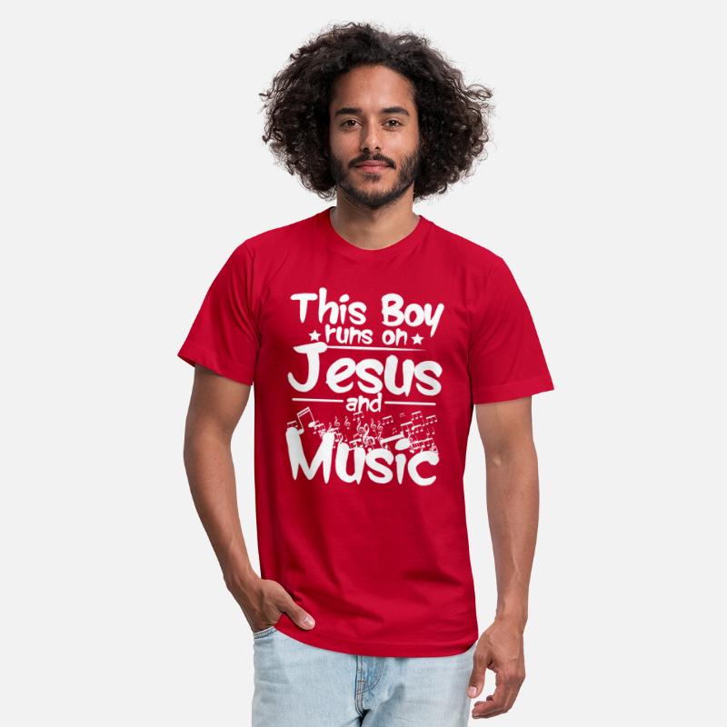This boy runs on jesus and music