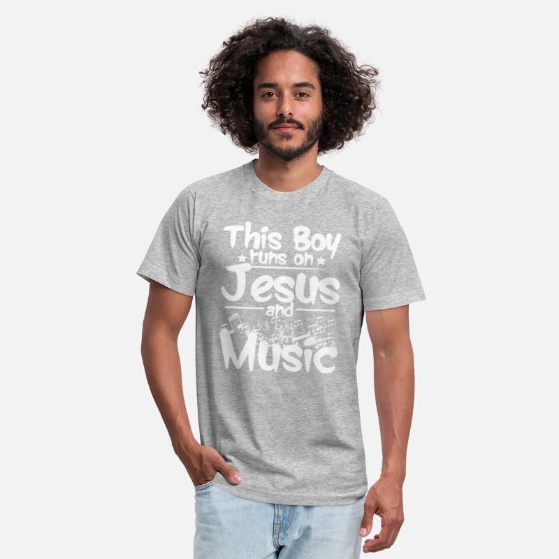 This boy runs on jesus and music