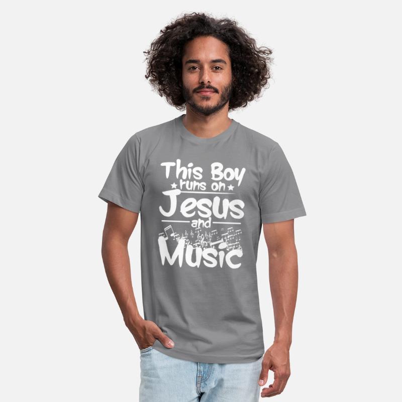 This boy runs on jesus and music