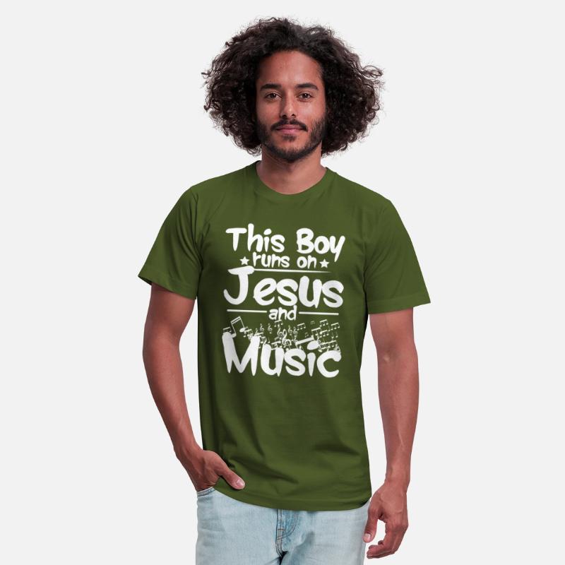 This boy runs on jesus and music